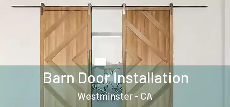  Barn Door Installation Westminster - CA