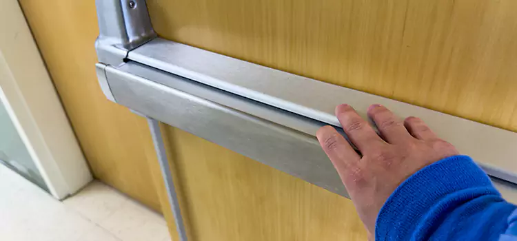 Installing a Push Bar on a Door Westminster